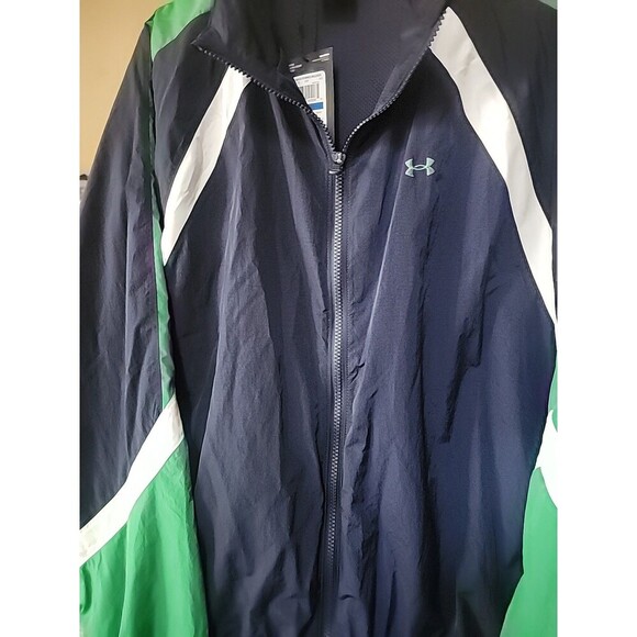 Under Armour Icon Crinkle Track Sports Casual Jacket XL New B15 Excellent NWT - Picture 3 of 7